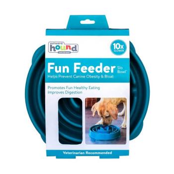 Outward Hound Fun Feeder Slo Bowl Türkis Gr. L
